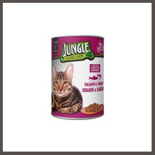 Jungle Kedi Konserve Somonlu & Karidesli 400GR 1 Adet Nxrlvng