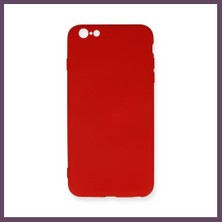 Bezos iPhone 6 Plus Kılıf Nano Içi Kadife Silikon - Kırmızı Bhs