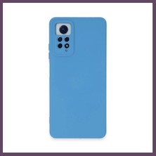 Bezos Redmi Note 12 Pro 4g Kılıf Nano Içi Kadife Silikon - Mavi Bhs