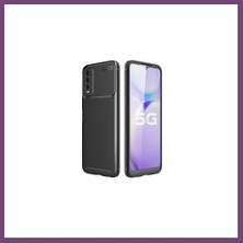 Bezos Vivo Y11S Kılıf Auto Focus Karbon Kapak - Siyah Gambera1