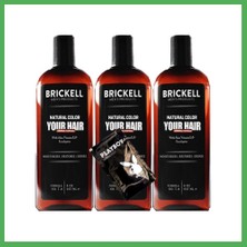 Astraltech Brickell Anti-White Erkeklere Özel 3 Adet x 237 ml Saç Sakal Bakım Şampuanı + Hediye Jel GZYSTR:0336 Bezoss