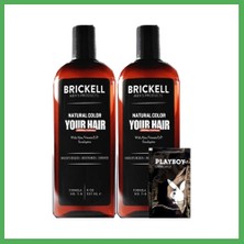 Astraltech Brickell Erkeklere Özel SNMP20308 Brickell Anti Beyaz 2 Adet 237 ml Saçsakal Şampuanı + Yanında Jel Bezoss
