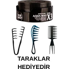 Blue Drop Wax 150 ml No:3 Siyah & Morco 3lü Tarak Seti