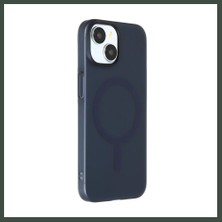 Bezos Joko iPhone 15 Plus Uyumlu Tuna Pc Slim Magsafe Kapak - Lacivert Nhr