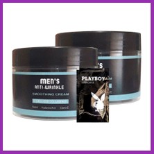 Salmore Mens Anti-Wrinkle 2 Adet 100 ml Smoothing Cream Erkek Yüz ve Cilt Gençlik Bakım Kremi + 1 Hediye Jel ASIMX:0300 Bty