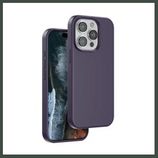 Bezos Venco iPhone 15 Pro Max Uyumlu Home Magsafe Kapak - Derin Mor Nhr