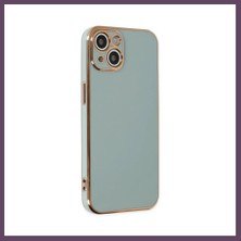 Bezos iPhone 13 Kılıf Volet Silikon - Açık Yeşil Bhs