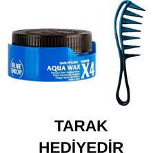 Blue Drop Aqua Wax X4 150ML & Morco Şekil Tarak Hediye
