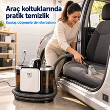 Fakir Püskürtmeli Vakumlu Koltuk Yıkama ve Leke Çıkarma Makinesi, 450 W Motor, Çift Su Tankı, 1,7 M Hortum ve Kendi Kendini Temizleme Başlığı + Mutfak Tartısı(Onerous)