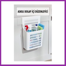 Bezos Askılı Dolap Içi Düzenleyici & Sepet Raf Organizeri & Çok Amaçlı Düzenleyici & Deterjanlık Şampuanlık BEZ10