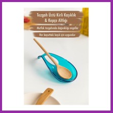 Bezos Akrilik Aquamarin Tezgah Üstü Kirli Kaşıklık & Kepçe Altlığı BEZ10