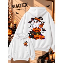 Nuatex Cadılar Bayramı Halloween 3 Iplik Şardonlu Regular Kalıp Sweatshirt Kanguru Cepli Hoodie Serisi
