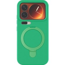 Pamukia Xiaomi Mi 17 Pro Regal Magsafe Standlı Kapak - Yeşil