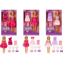 Aslanoğlu Store Tcx 01423 Gece Elbiseli Bebek Seti 29CM - (Adet Fiyatıdır)