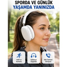 Aslanoğlu Store Tcx Stereo Ses Kaliteli Bluetooth Kulaklık | Katlanabilir ve Ergonomik Tasarım Yeni Nesil