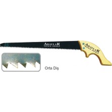 Aslanoğlu Store Tcx Lar Orta Diş Bağ Testere 35 cm - Ahşap Sap