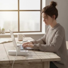 Aslanoğlu Store Tcx 33W Hızlı Şarj Adaptörü – Type-C Kablolu, USB Çıkışlı, Akıllı Şarj Destekli Duvar Tipi Şarj Cih