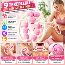 Aslanoğlu Store Tcx 9 Tekerlekli Lenfatik Masaj Roller – Selülit Giderici, Cilt Sıkılaştırıcı, Bacak Kol Sırt Masaj