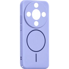 Aslanoğlu Store Tcx Huawei Honor Magic 8 Lite Mika Pc Magsafe Kapak - Açık Mor