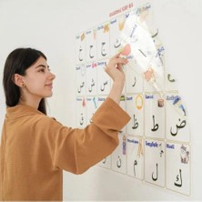 Aslanoğlu Store Tcx 70X100 cm Statik Kağıt Elif-Ba Öğrenme Tahtası
