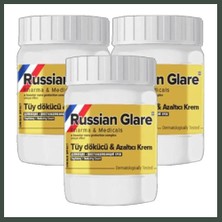 Bezos Russ Glare Tüylere Krem Nano 3 Adet x 50 ml Russ Merhemi Nhr