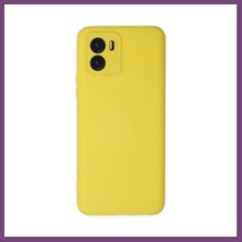 Bezos Vivo Y15S Kılıf Nano Içi Kadife Silikon - Sarı Gambera1