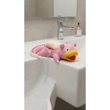 Alpin Pembe Tatlı Canavar Figürlü Giderli Sabunluk - Eğlenceli Lavabo Üstü Sabun Tutucu