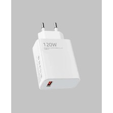 Aslanoğlu Store Tcx 120W Hızlı Şarj Başlığı Ultra Güçlü Type-C Adaptör Kablo Dahil