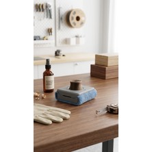 Alpin Ergonomik Mikrofiber Bezli Yüzey Temizleme Aparatı - Masaüstü & Cam Temizleme Takozu