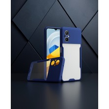 Aslanoğlu Store Xiaomi Poco M5 Kılıf Platin Silikon - Lacivert