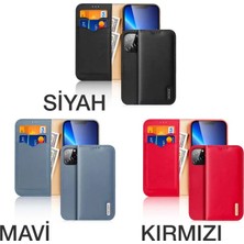 Dux Ducis iPhone 13 Pro Max Kılıf Mıknatıslı Cüzdanlı Deri Kılıf Hivo Serie - 3B10015554-7