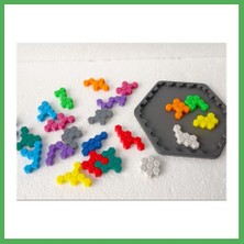 Astraltech 3D Baskı Montessori Altıgen Puzzle - Eğitici Petek Zekâ ve Mantık Oyunu Bezoss