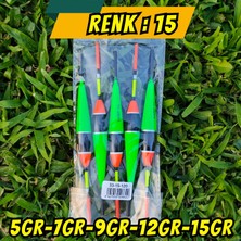 İtimat Av Shiny Hassas Olta Şamandırası (Balıkçı Mantarı) Renk: 15 - 5 Gr