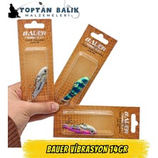 Bauer Vibrasyon 14gr - 12'li Karışık Paket (Pembe, Beyaz, Mavi)