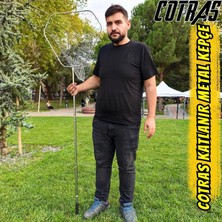 Cotras Metal Teleskopik Katlanır Balıkçı Kepçesi