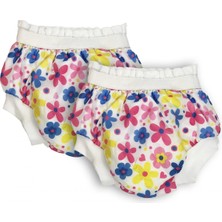 Marvielle 2'li Desenli Lüks Alıştırma Külodu No.1 10-15 kg - Flowers - Klozet Adaptörü & Lazımlık