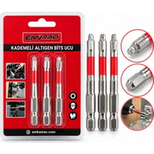Eco Lounge 3pcs Kademeli Alyan Bits Ucu - Çok Fonsiyonlu 65MM/2.56 Oın BX40