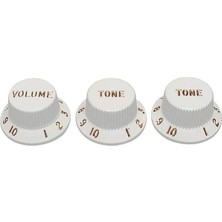 Fender Strat Potik Düğmeler (Hacim/ton/ton), Beyaz