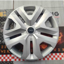 Yk 16 Inç Opel Astra / Meriva / Crossland Yeni Tip 5 Kol Saç Jant Uyumlu Jant Kapağı 4 Adet