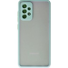 Samsung Galaxy A72 Uyumlu Kılıf Montreal Silikon Kapak - Turkuaz