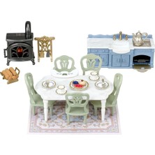 Eco Lounge Kırmızı Çatılı Nehir Malikanesi Elegan Yemek Odası