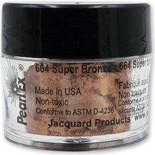 Jacquard Pearl Ex Pigment Tozu, 3 G, Süper Bronz, Epoksi Reçine, Sulu Boya, Kaligrafi Mürekkebi ve Kil Için Gevşek Mika Tozu, Epoksi Reçine Boyası
