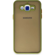 Samsung Galaxy J7 Uyumlu Kılıf Montreal Silikon Kapak - Açık Yeşil