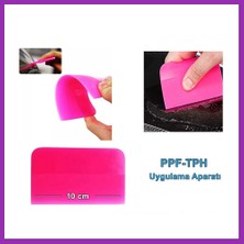 Salmore Ppf/tph Silikon Çekçek Ragle Cam Filmi Çekme Uygulama Aparatı Pembe 10X7.5CM Bty