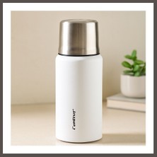 Nexora Living 0.75 L Çift Cidarlı Paslanmaz Çelik Termos - Sızdırmaz Kapak (Bardaklı) Nxrlvng