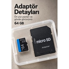 Eco Lounge 64 GB Micro Sd Hafıza Kartı Adaptörlü Kutulu Set