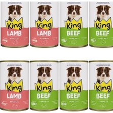 TeknoKapsül Konserve King Köpek 400GR. Mix 12LI Paket