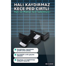 Eco Lounge Halı Kaydırmaz Keçe Ped Cırtlı Yapışkanlı Dikdörtgen Koruyucu 500 Adet BX-316848