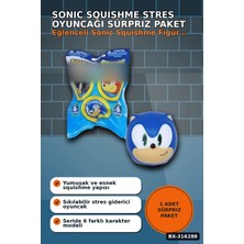Eco Lounge Sonic Figür Squishme Stres Oyuncağı Sürpriz Paket - 1 Adet Rastgele Model BX-316288