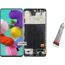 Elitse Samsung A51, A515 Orijinal Dokunmatik Ekran Çıtalı (Siyah)